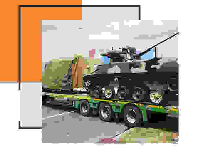 Перевозка военной техники в мирном
