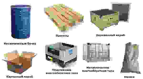 Тара для перевозки грузов в мирном